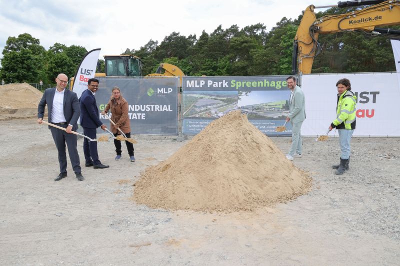 MLP Group, MLP Park Spreenhagen, LIST Bau Bielefeld, project development, logistics parks, industrial parks, multi-user park, logistics, retail, production